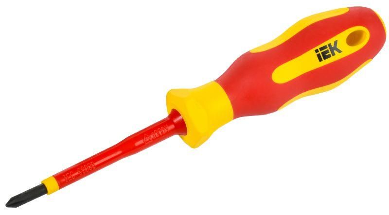 Отвертка диэлектрическая PH1х80 Т2 ARMA2L 5 | A2L5-SC30-T2-PH-10-080 IEK
