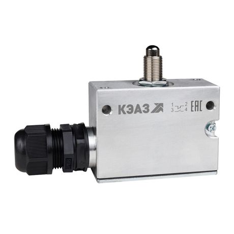 Микропереключатель МП-1304м/01 (толкатель шток-крепление фронт гайками) | 347478 КЭАЗ