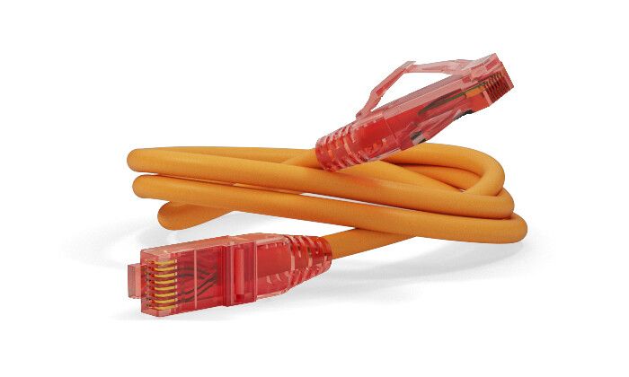 PC-LPM-UTP-RJ45-RJ45-C5e-0.15M-LSZH-OR Патч-корд U/UTP, Cat.5е (100% Fluke Component Tested), LSZH, 0.15 м, оранжевый | 229922 Hyperline