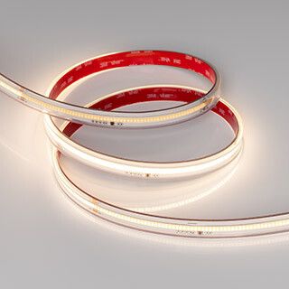 Светодиодная лента герметичная SPI-COB-PS-X378-14mm 24V Warm3000-PX63-BPT (7 W/m, IP67, 5m) (Arlight, бегущий огонь) | 041742 Arlight