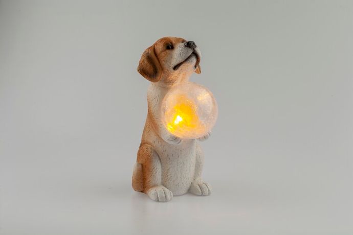 Светильник садовый ERASF22-11 "Золотистый ретривер щенок" 28см уличный на солнечн. батареях Эра Б0053356