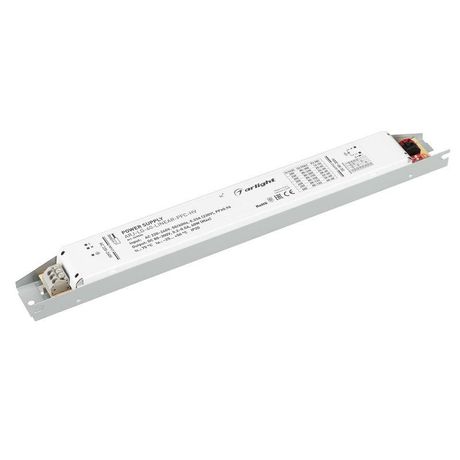 Блок питания ARJ-LG-60-LINEAR-PFC-HV (60W, 80-300V, 0.2-0.5A) (ARL, драйвер для светодиодов и светильников, IP20 металл, 5 лет) - 049556 Arlight