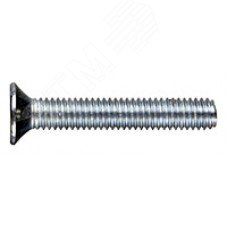 Винт DIN 965 М5х30 потайная голова класс прочности 4.8 покрытие цинк - DIN965-М5х30 Крепдил