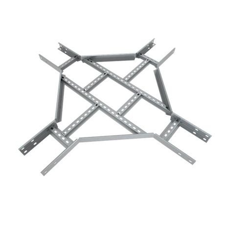 Ответвитель для лотка Х-образ. лестн. 300х80 сталь 1.2мм "БЫСТРЫЙ МОНТАЖ" LXDS80-300-1.2 HD КМ LO19232 КМ-Профиль