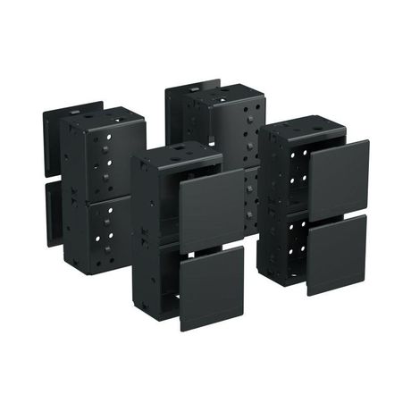 Комплект угловых элементов с пластиковыми заглушками, В =200 мм, 1 кмп = 4 шт. | R5NBP02B DKC ДКС