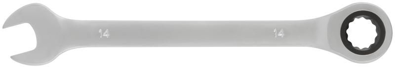 Ключ комбинированный трещоточный, CrV реверсивный механизм 14 мм - 63464 РОС