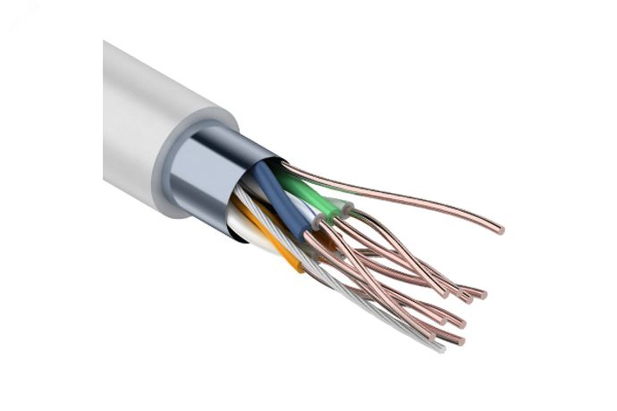 Витая пара F/UTP 4PR 24AWG CAT5e PVC INDOOR SOLID серый - 01-0143 MEET REXANT арт. etm01-0143