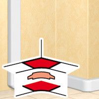 Угол внутренний для к/к 50*150 переменный от 80° до 100° DLP | 010606 Legrand