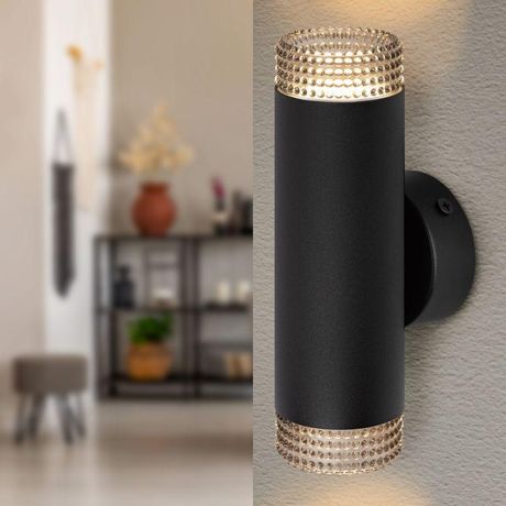 Светильник настенный WL50 BK/BK 2*GU10 2*12Вт IP20 черный | Б0061193 ЭРА