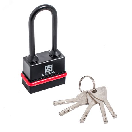 Замок навесной Булат ВС 3-Н55-01 ПЛ всепогодный 5кл. d=8мм - 13984 ПТК