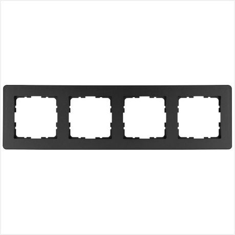 Рамка G-Flex 4-постовая, цвет Антрацит - G1104B Jasmart