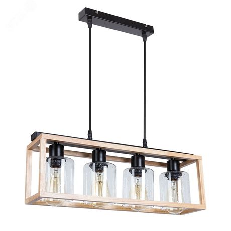 Светильник подвесной DUBLIN E27 4х60Вт Металл Чёрный - A7025SP-4BK Arte Lamp