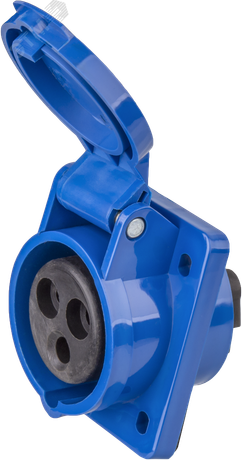 Розетка NCA-SR413-16-220 стационарная скрытая 16А 2P+PE IP44 - 14312 Navigator 23197