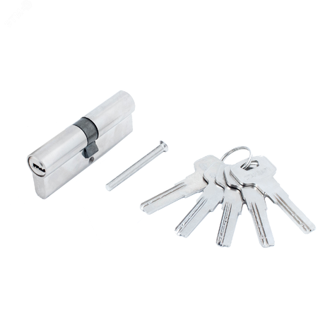 Механизм цилиндровый для врезных замков, Стандарт Z.F.80-5K (35х10х35) SN хром - 12224 ПТК