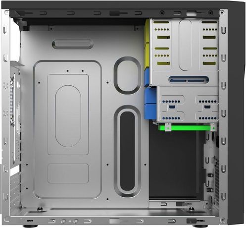 Корпус с блоком питания 450Вт Case FL-628 mATX 2х5.25EXT 1х3.5EXT 3х3.5INT 2хUSB2.0+2хUSB3.0 HDA w/o FAN w/450W ATX PSU w/1.2m EU pwr cord Foxline 1000459051