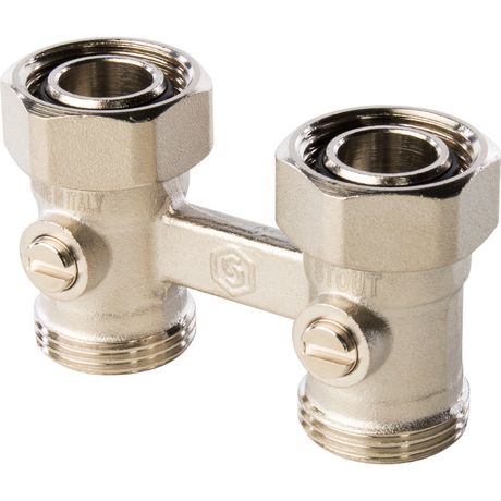 Узел нижнего подключения радиатора для двухтрубной системы, прямой 3/4 - SVH 0002 000020 STOUT RG008Q0F4QK5IV