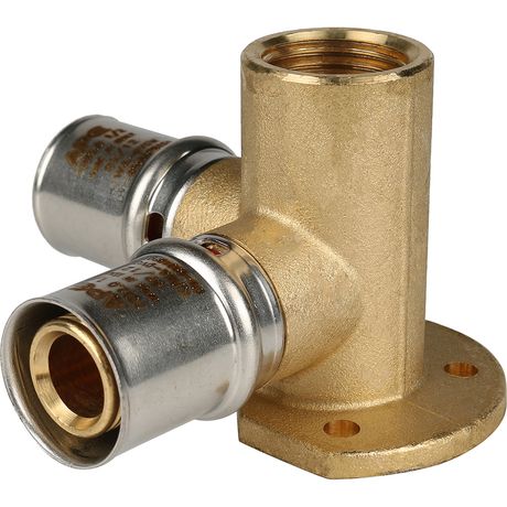 Тройник-пресс настенный с креплением 1/2'х20 для металлопластиковых труб - SFP-0015-001220 STOUT RG008S9C4Q2H6K