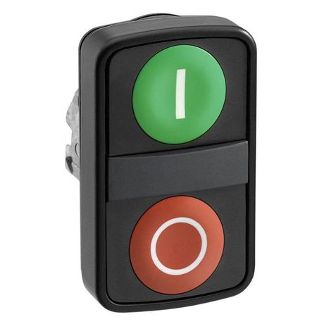 ГОЛОВКА КНОПКИ ДВОЙНАЯ С МАРКИРОВКОЙ ЧЕР ZB4BL73417 | Schneider Electric