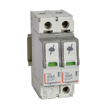 Устройство защиты от импульсных перенапряжений УЗИП T2 2п 40кА Leg 412241 Legrand