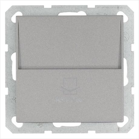 Выключатель карточный 10А IP20 отельный механизм алюм. Jasmart G6209S