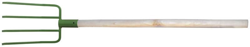 Вилы 4-х рогие садовые сварные с деревянным черенком КУРС 76995