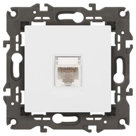 Розетка компьютерная Elegance 14-3107-01М RJ45 матов. бел. Эра Б0065763