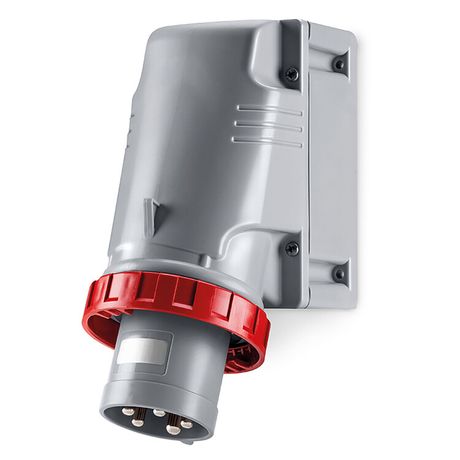 Вилка настенная IP67 125А 3P+E 400В | DIS245M12596 DKC ДКС