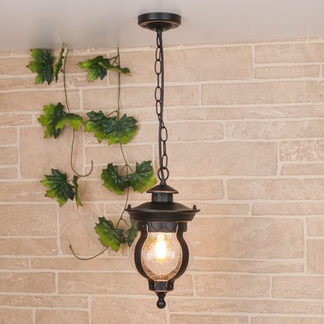 Светильник садово-парковый GL 1025H Barrel H черное золото подвесной | a040565 Elektrostandard