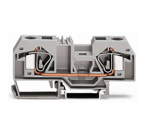 Клемма проходная 2х(0.2-16кв.мм) оранж. WAGO 283-902