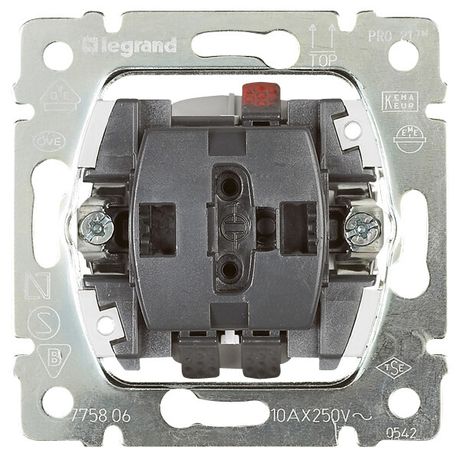 Выключатель для рольставней 2-кл. Galea Life 10А с блокировкой механизм Leg 775804 Legrand
