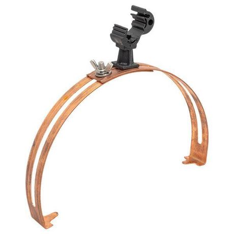 Держатель коньковый регулируемый с пластиковым фиксатором 130-240мм Cu EKFPROxima | lp-d2204-cu EKF