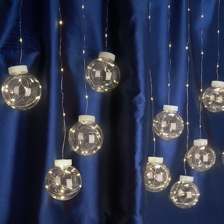 Гирлянда "бахрома с шариками" USB 200 LED 5000K, длина 3*0,8м, IP20, сетевой шнур 2м в комплекте , CL592 | 41642 FERON