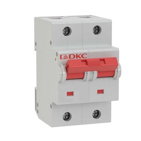 Выключатель автоматический двухполюсный YON MD125-2C80-8ln 20kA | MD125-2C80 DKC ДКС DKC арт. MD125-2C80