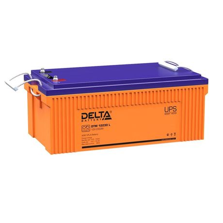 Аккумулятор UPS 12В 230А.ч DTM 12230 L Delta 4614010640003