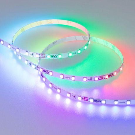 Светодиодная лента SPI-F72-7mm 24V RGB-PX6 (14.4 W/m, IP20, 3535, 5m) (Arlight, Открытый, IP20) | 030195(2) Arlight