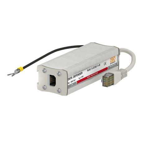 Устройство базовой защиты для 4-х проводных систем RJ45, 120В (RJ45 S-E100 4-B) | 5081001 OBO Bettermann