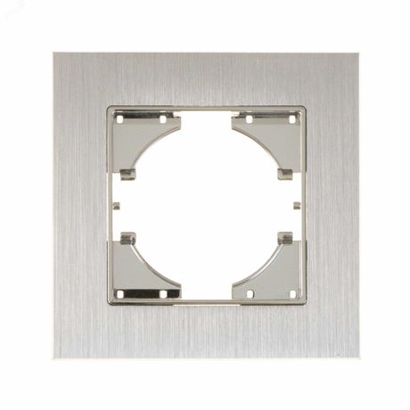 Рамка 1-местная Ugra алюминий, серебро - С1110-034 GUSI