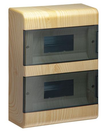 Щиток распределительный навесной на 18 модулей с двумя дверцами сосна IP40 (ЩРн-П-18) - 68018-27М TYCO