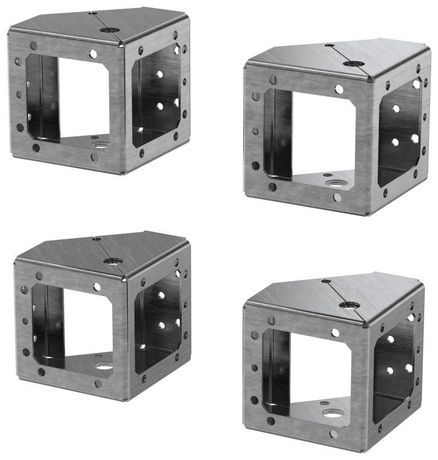 Угол цоколя 100мм (4шт/компл) FORMAT - FO-00D-KC-010-7035 IEK