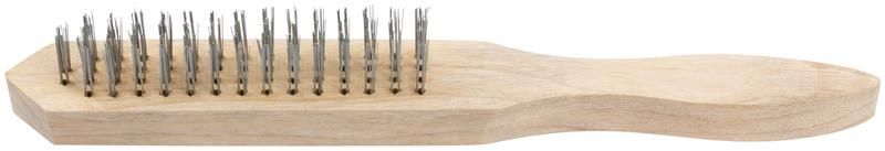 Корщетка с деревянной ручкой 4-х рядная FIT 38404 РОС