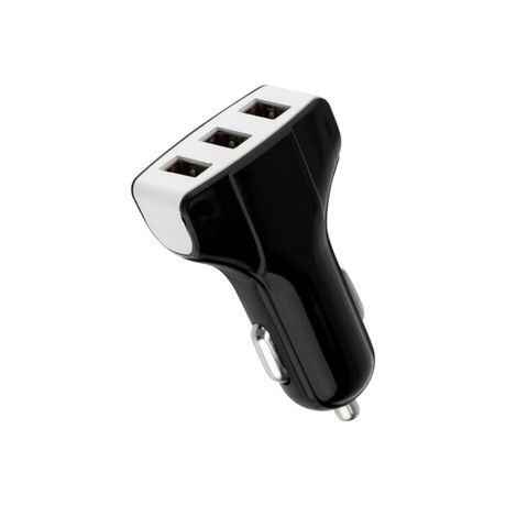 Устройство зарядное в прикуриватель 3 x USB, 1000mA, черное, REXANT - 16-0291 MEET
