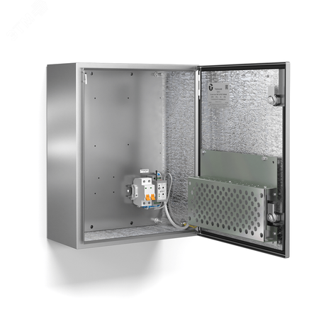 Термошкаф телекоммуникационный с обогревом и предстартом IP66, 400х500х210 мм - ТШН-3 Тахион дуб54002 54002