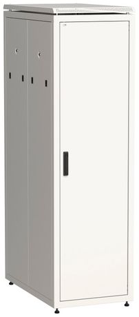 Шкаф сетевой 19" LINEA N 42U 600х1000 мм металлические двери серый | LN35-42U61-MM ITK IEK