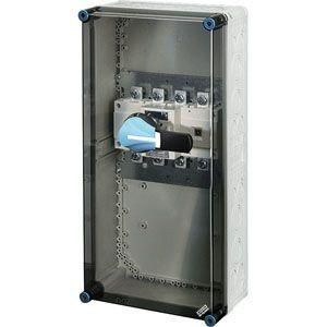 Корпус пластиковый Mi 300х600х239 с выкл. нагрузки IP65 сер. прозр. крышкой 7454 HENSEL 20000590