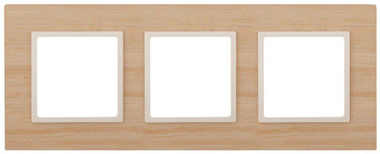 Рамка для розеток и выключателей клён дерево ЭРА Elegance 14-5303-11 - Б0034582