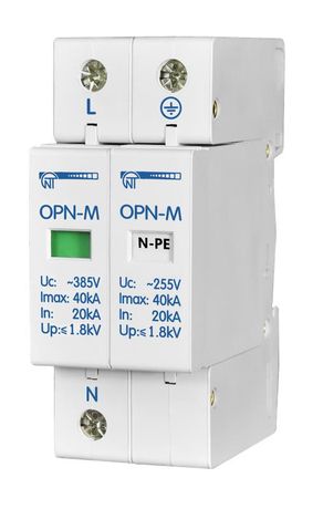 Ограничитель перенапряжения ОПН-М (2S) 20кА 2 модуля 220В In:20кА НовАтек-Электро 567892-20 OPN-M (2S)20kA