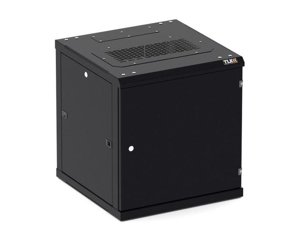 Шкаф настенный разборный 19дюйм 18U метал. дверь Ш600хВ904хГ600мм 2 пары монтажных направляющих черн. TLK TWC-186060-R-M-BK ЭКО47676