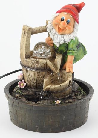 Фонтан настольный Гном Хозяин 31см GANF-02 Green Apple Б0043458 ЭРА