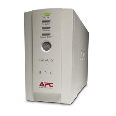 Источник беспер. питания Back-UPS CS 500В.А Complete System Protection Equipment Policy USB or serial connectivity and software Data line surge АРС BK500EI APC 16096 Schneider Electric