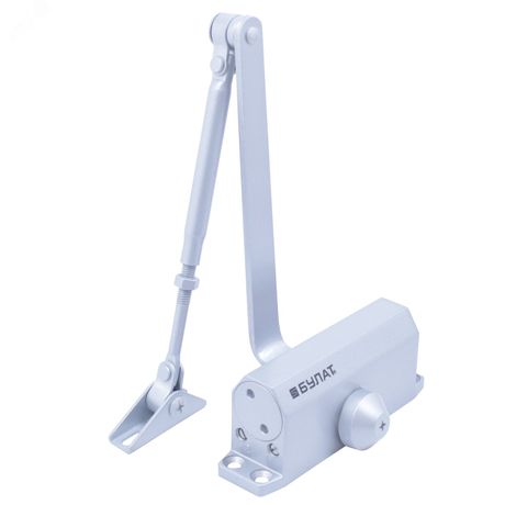 Доводчик дверной Булат ДД 501/2 A-S (25-45 кг) серебро - 13492 ПТК